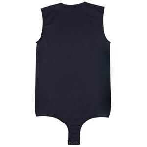 SKIMS Essential Crew Neck Sleeveless Bodysuit in Onyx
